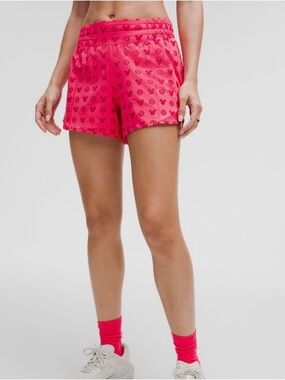Lululemon X Disney Hotty Hot High-rise Short size 4 &6 hot pink NWT
